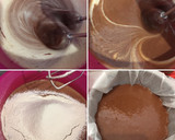 Foto del paso 3 de la receta: Pastel de cumpleaños 🎂  con bases de bizcocho de chocolate 🍫