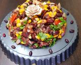 A picture of step 7 of Mexican salad.