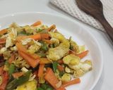 Foto langkah ke 5 dari resep Tumis Sayur Telur Orak Arik.