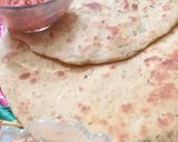 A picture of step 8 of Besan ki roti.