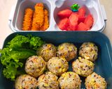 Foto langkah ke 3 dari resep Bola-Bola Nasi Nori_Bekal Sekolah.