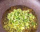 A picture of step 3 of Hare Matar Ki Ghugni.
