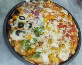 A picture of step 9 of Rainbow pizza 🌈 🍕🍕.