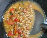 A picture of step 3 of Masala oats.