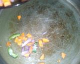 A picture of step 1 of Potato with vegetables.