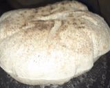 A picture of step 1 of Baladi Bread on a Sieve 🥰.