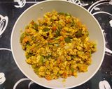 A picture of step 5 of Chicken Keema and Vegetables Kachori.