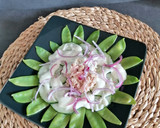 Foto del paso 6 de la receta: Ensalada de tirabeques con atún y vinagreta de yogurt