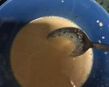 A picture of step 3 of Instant Marie biscuit Cake.