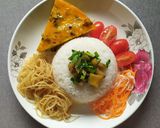 Hình bước làm 3 của món Cơm tấm sườn bì