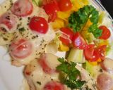 Mozzarellás, paradicsomos csirkemell recept fázis 5 fotója