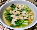 Foto langkah ke 4 dari resep Kailan Cah Bakso Ikan.