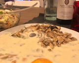 Foto del passaggio 3 della ricetta Funghi in crema di gorgonzola e uovo