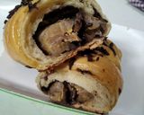 Foto langkah ke 4 dari resep *Roti isi Pisang Coklat versi dengan Minyak*.