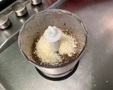A picture of step 5 of Apricot, Black Garlic, and Parmesan Salad Dressing.