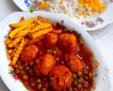 عکس مرحله 5 از دستور 🌺خورشت نخود فرنگی با کوفته قلقلی