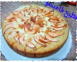 صورة لخطوة 1 من وصفة 🍎🍏كيكة اﻟﺘﻔﺎح علي طريقة لماميسو 🍏🍎