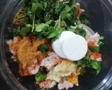 A picture of step 3 of Tawa seekh kabab.