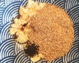 Une image de l'étape 2 de Biscuits à la banane et aux sésames.