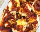 Foto langkah ke 4 dari resep Telur Masak Habang / Merah Khas Kalimantan.