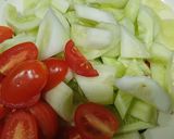 Hình bước làm 1 của món Rau củ xào tép