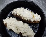 A picture of step 4 of Jalapeno popper Hasselbeck potatoes.