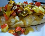 Foto del paso 4 de la receta: Perritos calientes(hotdogs), cubiertos de pimentón caramelizado