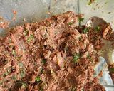 A picture of step 3 of Spinach Oats Tikki.