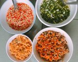 Hình bước làm 2 của món Bánh mì hấp