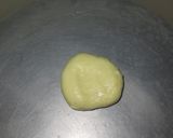 A picture of step 8 of Obbattu / Puran Poli.