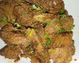 A picture of step 6 of Bihari Boti.