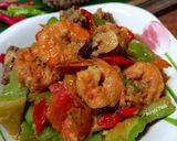 Foto langkah ke 5 dari resep Tumis Pare Udang Tempe Bongkrek Manggung.