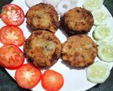ক্রিস্পি ভেজ বার্গার (crispy veg burger recipe in Bengali) রেসিপি ধাপ - 6 ছবি