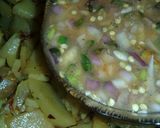 A picture of step 3 of Anday Aloo.