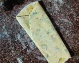 A picture of step 6 of Soya Square parantha.