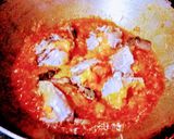 A picture of step 3 of Kakrar jhal / bengali style crab curry.