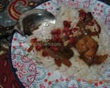 A picture of step 8 of Nar Qovurmasi نارقورماسی.