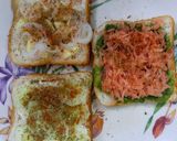 A picture of step 2 of Salad sandwich.
