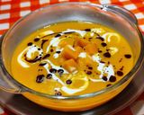 "Úritök" krémleves sült tökből recept fázis 6 fotója