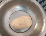 A picture of step 1 of Roti from wheat flour.