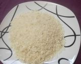 A picture of step 1 of Milk Rice.