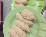 Foto langkah ke 4 dari resep Home made Corn Dog Mozarella Sosis.