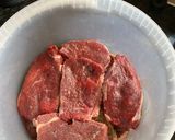 A picture of step 2 of Biltong.