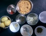 પોટેટો ચીઝ ચિલી ગ્રાલિક બાઇટસ (potato cheese chilly garlic bites Recipe In Gujarati) રેસીપી સ્ટેપ1ફોટો