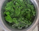 A picture of step 1 of Palak Paneer (simply authentic taste).