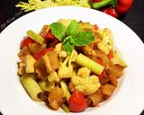 Hình bước làm 5 của món Gân Bò Xào Ớt Sa Tế