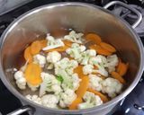 Foto langkah ke 3 dari resep Bunga kol masak sapo tofu.