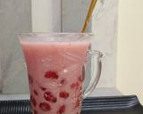 A picture of step 11 of Boba Tea - with Strawberry milk And Strawberry Ice Boba Tea.