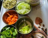 A picture of step 1 of Sprouts Salad High protein moong sprouts recipe in Indian meal.
