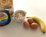 A picture of step 1 of Oatmeal pancakes.